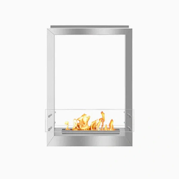 The Bio Flame 24" Stainless Steel Double Sided Ethanol Firebox | 24” Firebox DS