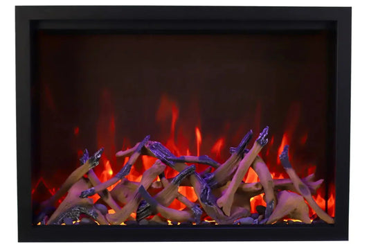 Remii Classic 30" Indoor/Outdoor Full Frame Built-in Smart Electric Fireplace | CLASSIC-30