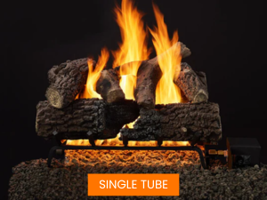 Majestic Timberland and Smoldering Oak 18" 9-Piece Vented Gas Log Set