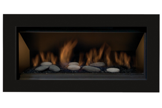 Amantii Sierra Flame Lamego 45" Zero Clearance Contemporary Electronic Ignition Gas Fireplace | LAMEGO-45-LIGHT-EI-LP