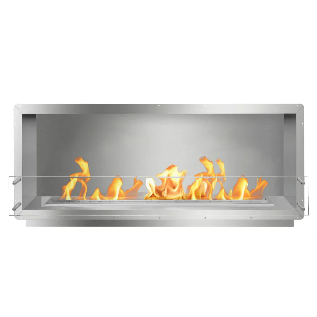 The Bio Flame 60" Stainless Steel Single Sided Ethanol Firebox | 60” Firebox SS