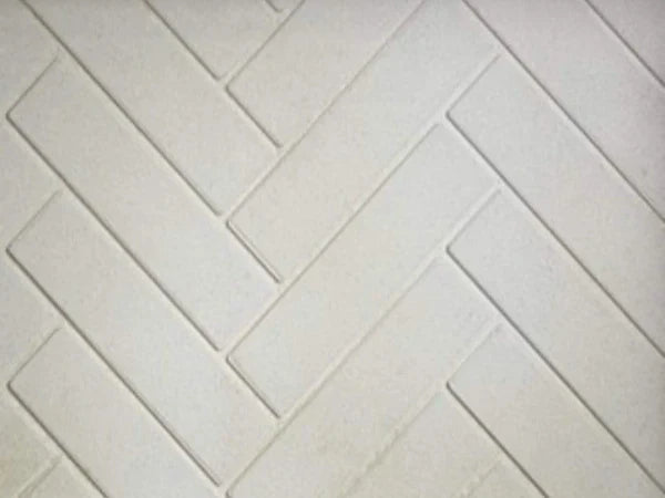 Majestic Natural Gray Herringbone Molded Brick Panels for Ashland 50" Wood Burning Fireplace