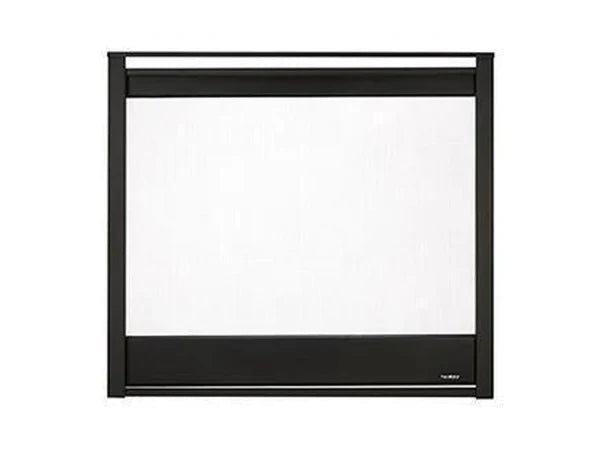 Majestic Black Firescreen Front for Corner Gas Fireplace