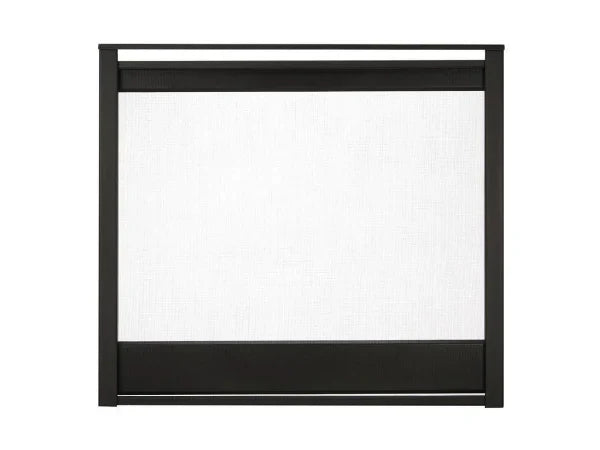 Majestic Black Multi-Side Firescreen Front for Pier and See-Through Gas Fireplaces