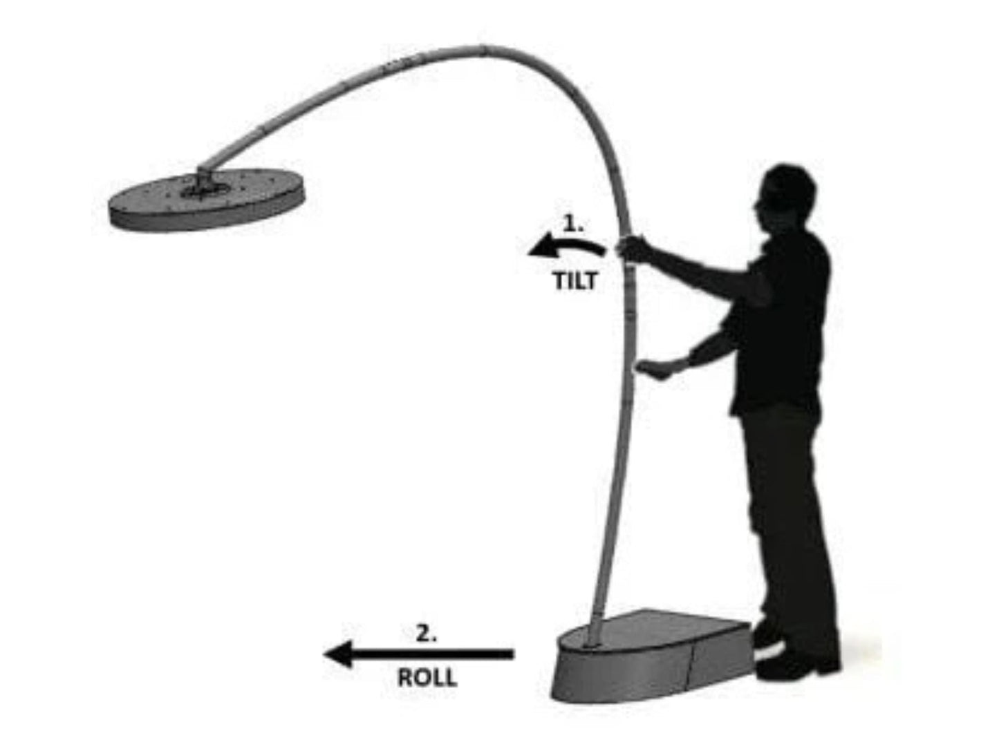 Bromic Heating Base Wheels Set for Eclipse Portable Smart-Heat Electric Heater