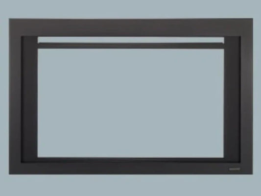 Majestic Black Clean Screen Front for Jasper, Ruby and Trilliant 35" Gas Fireplace Inserts
