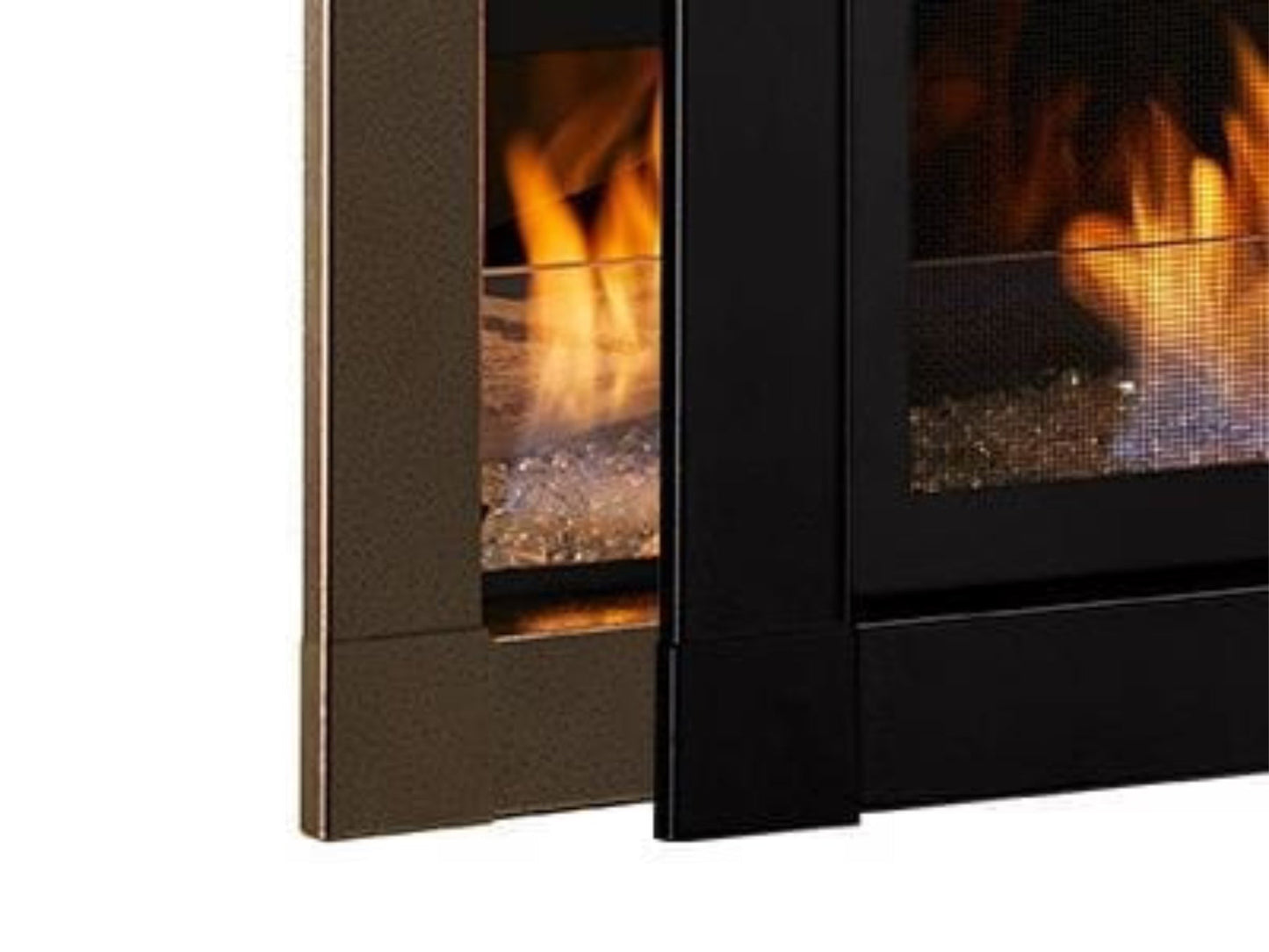 Monessen Artisan 60" Contemporary Satin Black Front