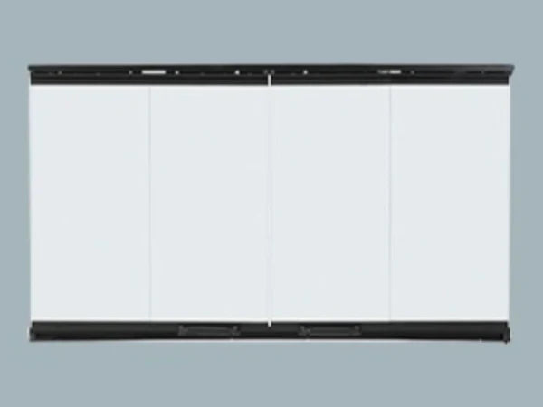 Majestic Original Bi-Fold Glass Doors with Black Trim