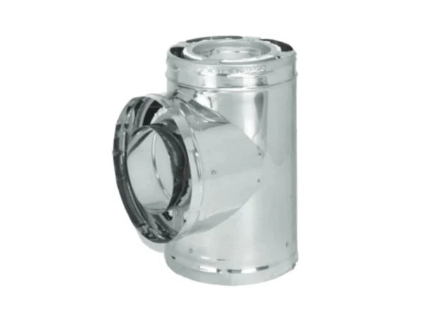 Majestic DuraPlus 6" Stainless Steel Tee with Cap