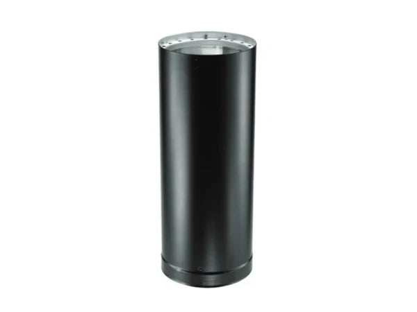 Majestic DV-6DVL-06 DVL 6" x 6" Black Double-Wall Pipe