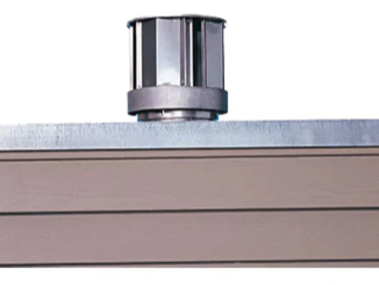 Majestic DVP 12" High Wind Vertical Termination Cap with Storm Collar