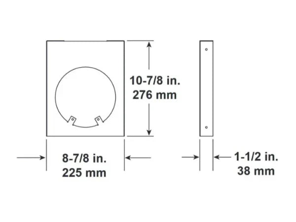 Majestic SLP Horizontal Vent Support Hanger