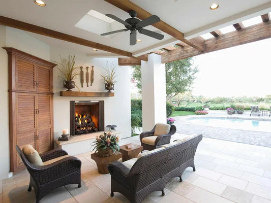 Majestic Castlewood 42" Traditional Outdoor Wood Burning Fireplace