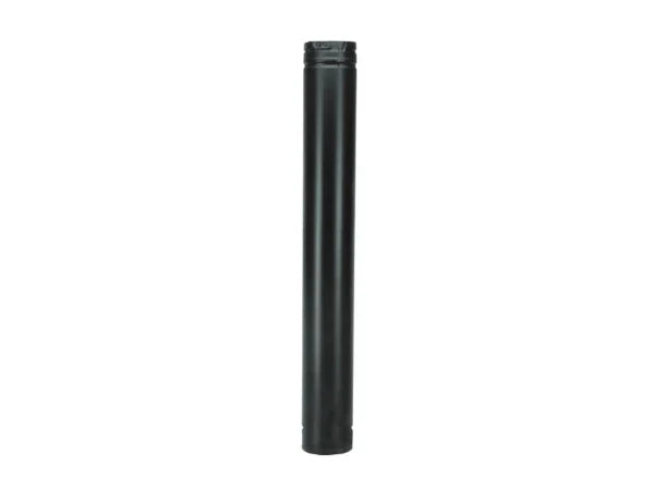 Majestic PelletVent Pro 3" x 12" Black Straight Pipe