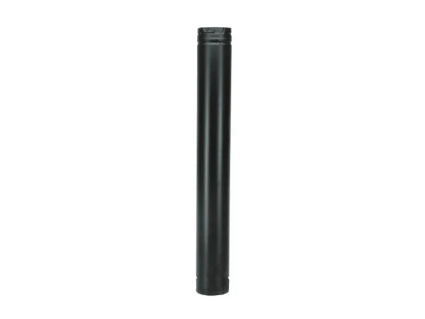 Majestic PelletVent Pro 3" x 24" Black Straight Pipe