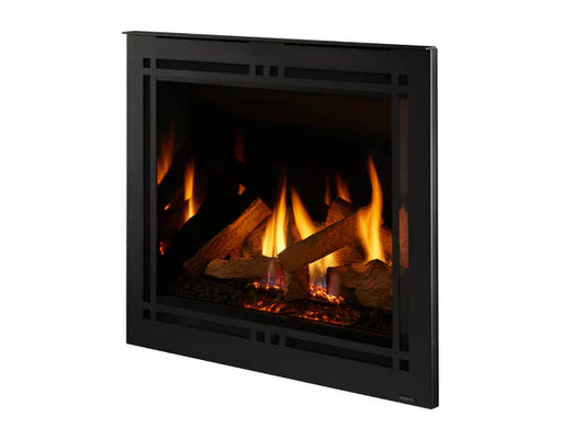 Majestic Quartz Platinum 36" Traditional Top/Rear Direct Vent Natural Gas Fireplace with IntelliFire Touch Ignition System