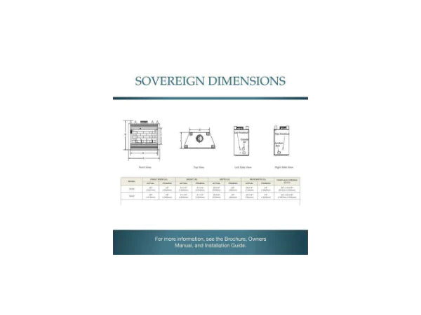 Majestic Sovereign 42" Radiant Traditional Wood Burning Fireplace