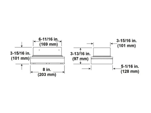 Majestic 8" SLP to DVP Adapter