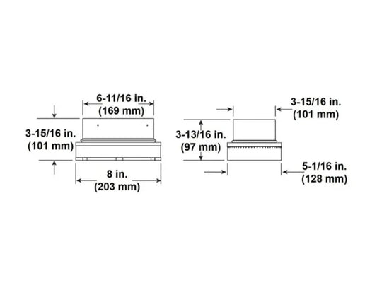 Majestic 8" SLP to DVP Adapter