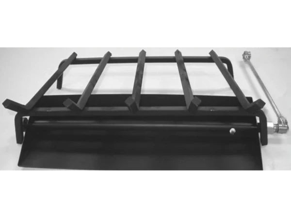 Majestic 18" Match Light Natural Gas Hearth Kit with Sand Pan Burner for Single-Sided Fireplace