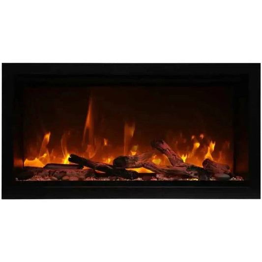 Amantii Symmetry Xtra Tall 100" Indoor Outdoor Built-In Smart Electric Fireplace | SYM-100-XT