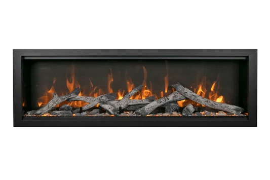 Amantii Symmetry Extra Tall Bespoke 50" Indoor Outdoor Built-In Smart Electric Fireplace | SYM-50-XT-BESPOKE