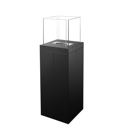 The Bio Flame 15" Torch 2.0 Stainless Steel Freestanding Ethanol Fireplace