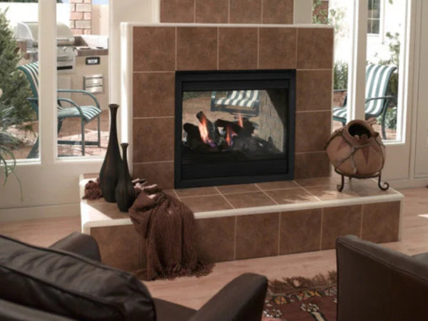 Majestic Twilight 36" Indoor/Outdoor See-Through Gas Fireplace with IntelliFire Natural Gas
