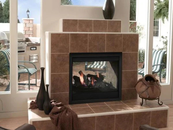 Majestic Twilight Modern 36" Indoor/Outdoor See-Through Gas Fireplace