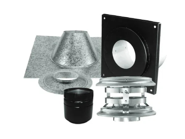 Majestic PelletVent Pro 4" Vertical Kit for Flat Ceiling