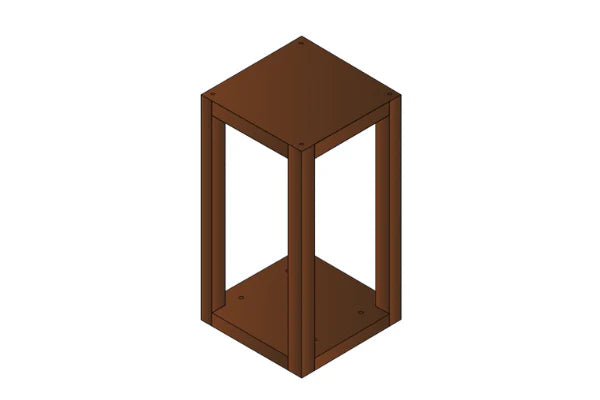 RB73 Quarubox 3mm Wood Trolley