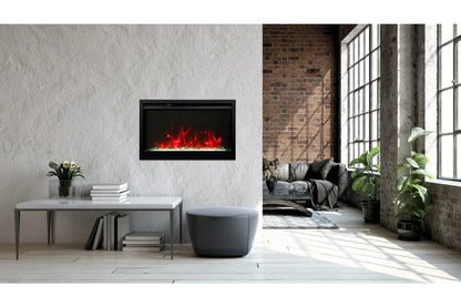 Remii Classic Xtra Slim 26" Built-In Smart Electric Fireplace | CLASSIC-SLIM-26