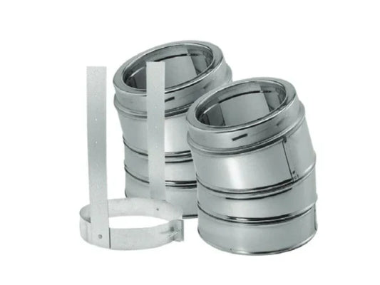 Majestic DV-6DT-E15K DuraTech 6" 15 Degree Galvalume Elbow Kit