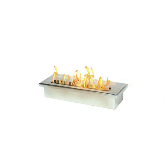 The Bio Flame 16” Stainless Steel Ethanol Fireplace Burner