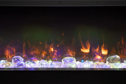 Remii BAY SLIM 30" Indoor/Outdoor 3-Sided Smart Electric Fireplace | 30-BAY-SLIM