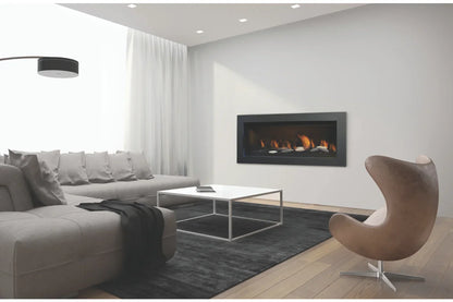 Amantii Sierra Flame Stanford 55" Deluxe Natural Gas Direct Vent Linear Gas Fireplace | STANFORD-55G-NG-DELUXE