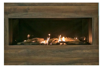 Amantii Sierra Flame Vienna 60" Natural Gas Direct Vent Linear Gas Fireplace | VIENNA-60-NG