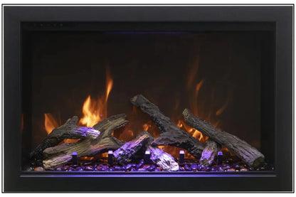 Remii Classic 30" Indoor/Outdoor Full Frame Built-in Smart Electric Fireplace | CLASSIC-30