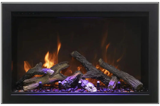 Remii Classic 30" Indoor/Outdoor Full Frame Built-in Smart Electric Fireplace | CLASSIC-30