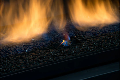 Amantii Sierra Flame Palisade 36" Deluxe See-Through Propane Gas Slim Linear Gas Fireplace | PALISADE-36-DELUXE-LP