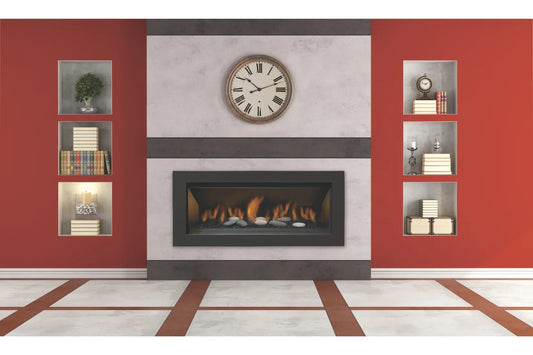 Amantii Sierra Flame Stanford 55" Deluxe Natural Gas Direct Vent Linear Gas Fireplace | STANFORD-55G-NG-DELUXE