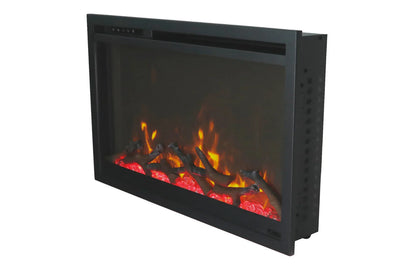 Remii Classic Xtra Slim 26" Built-In Smart Electric Fireplace | CLASSIC-SLIM-26