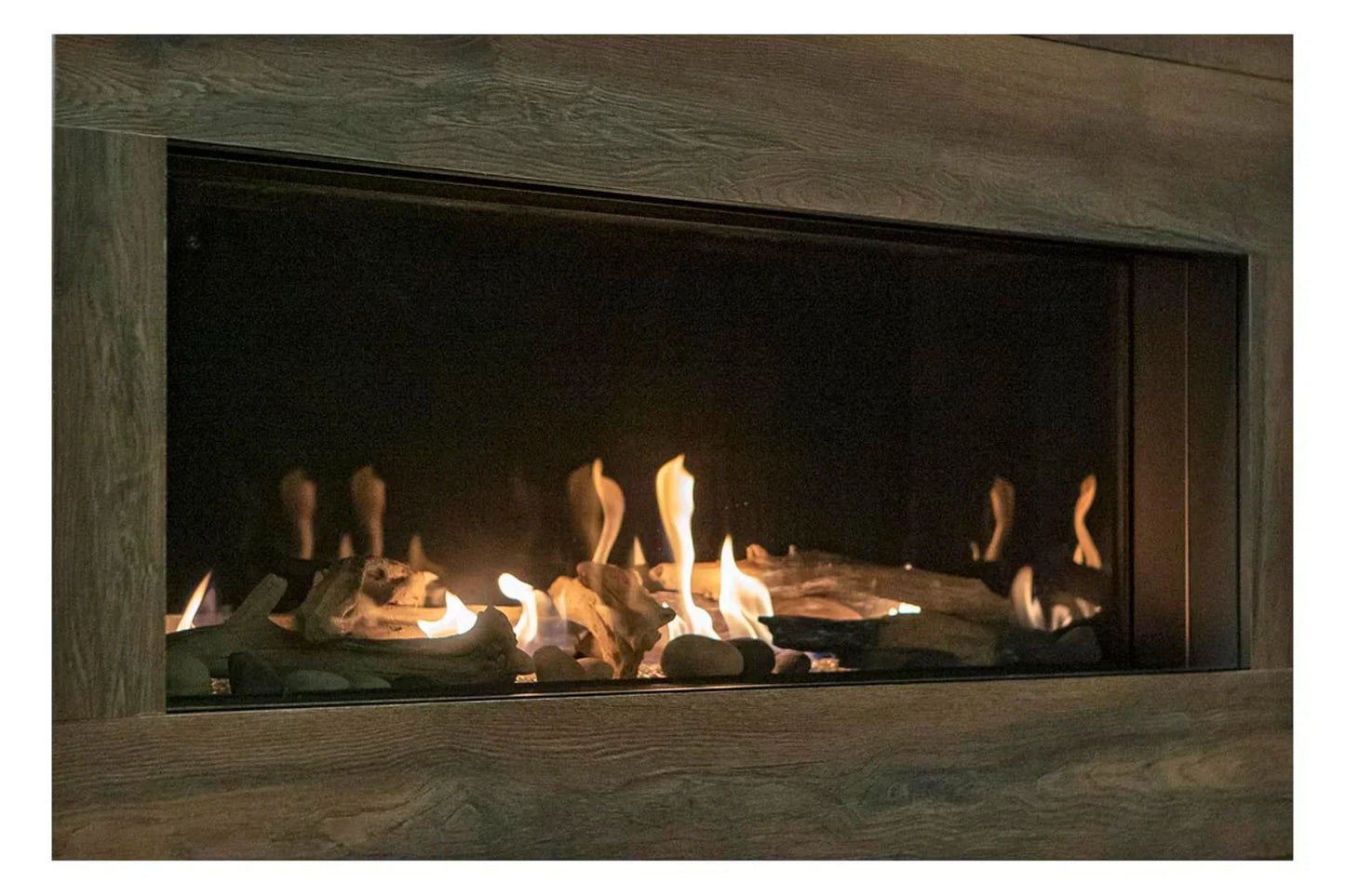 Amantii Sierra Flame Vienna 50" Liquid Propane Direct Vent Linear Gas Fireplace | VIENNA-50-LP