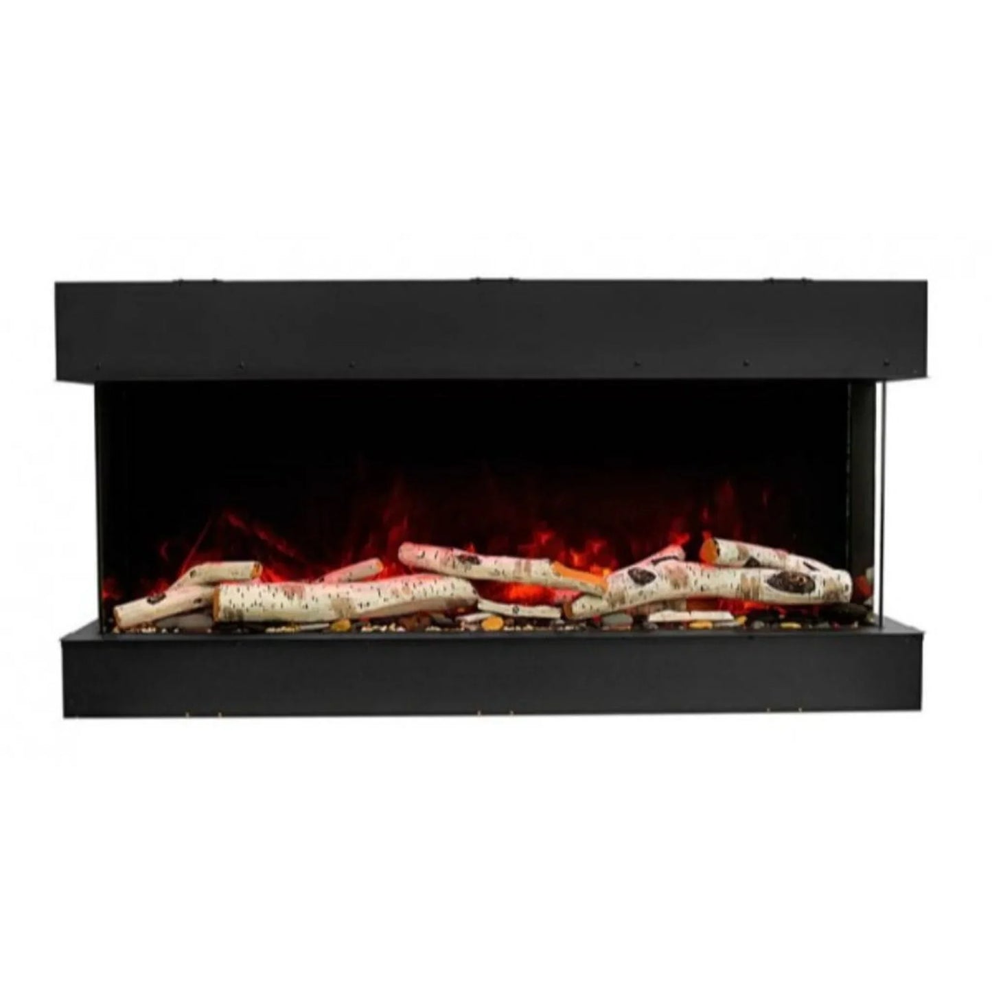 Amantii Trv View Slim 30" Indoor Outdoor 3 Sided Electric Fireplace | 30-TRV-SLIM
