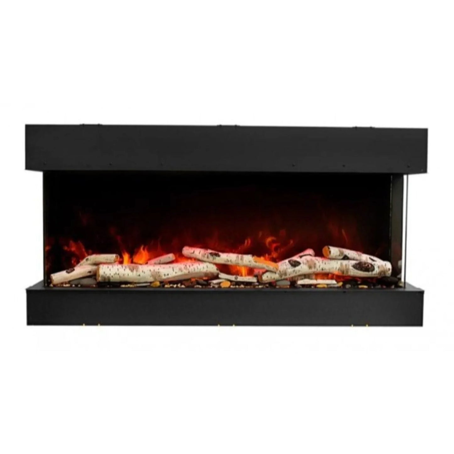 Amantii Trv View Slim 30" Indoor Outdoor 3 Sided Electric Fireplace | 30-TRV-SLIM