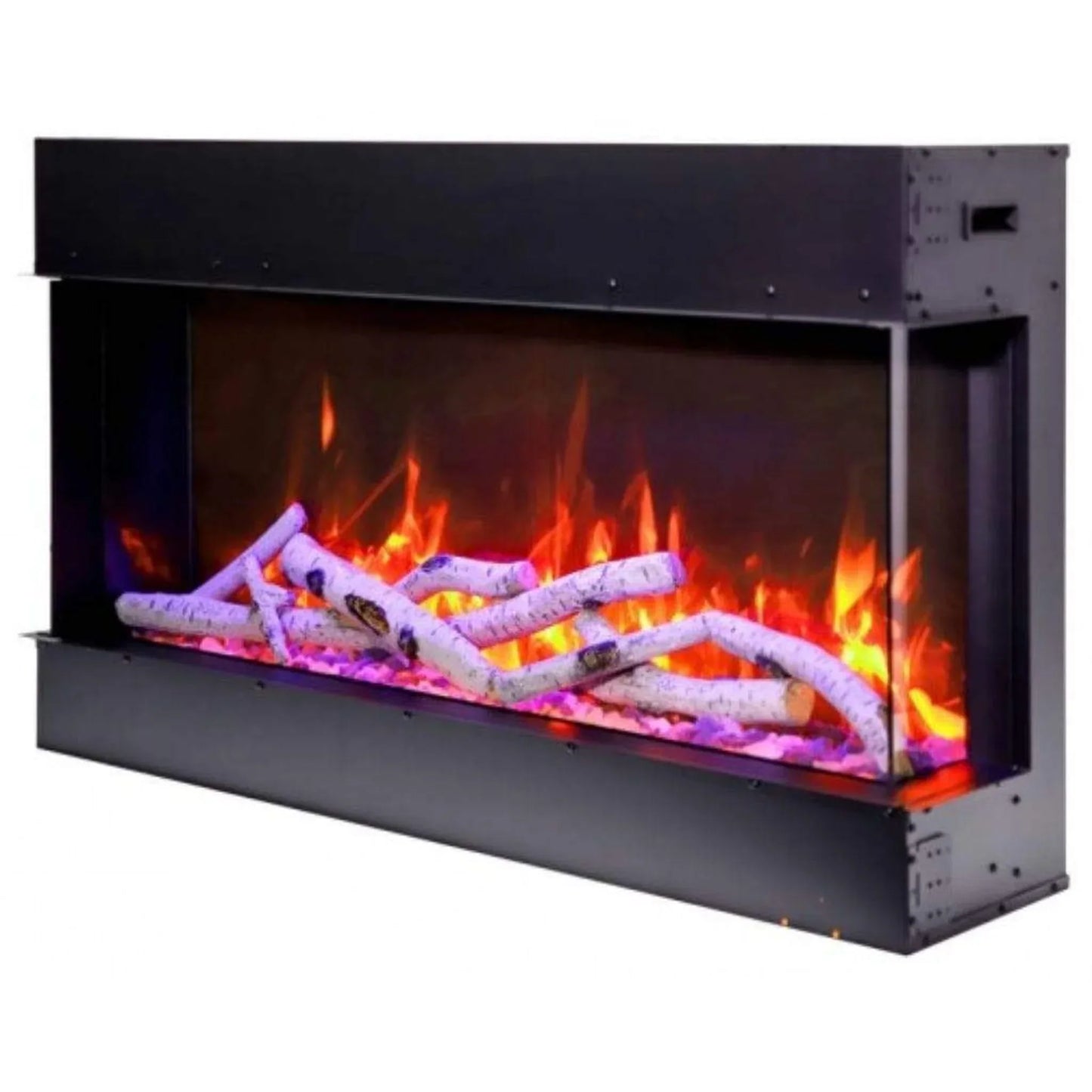 Amantii Trv View Slim 30" Indoor Outdoor 3 Sided Electric Fireplace | 30-TRV-SLIM