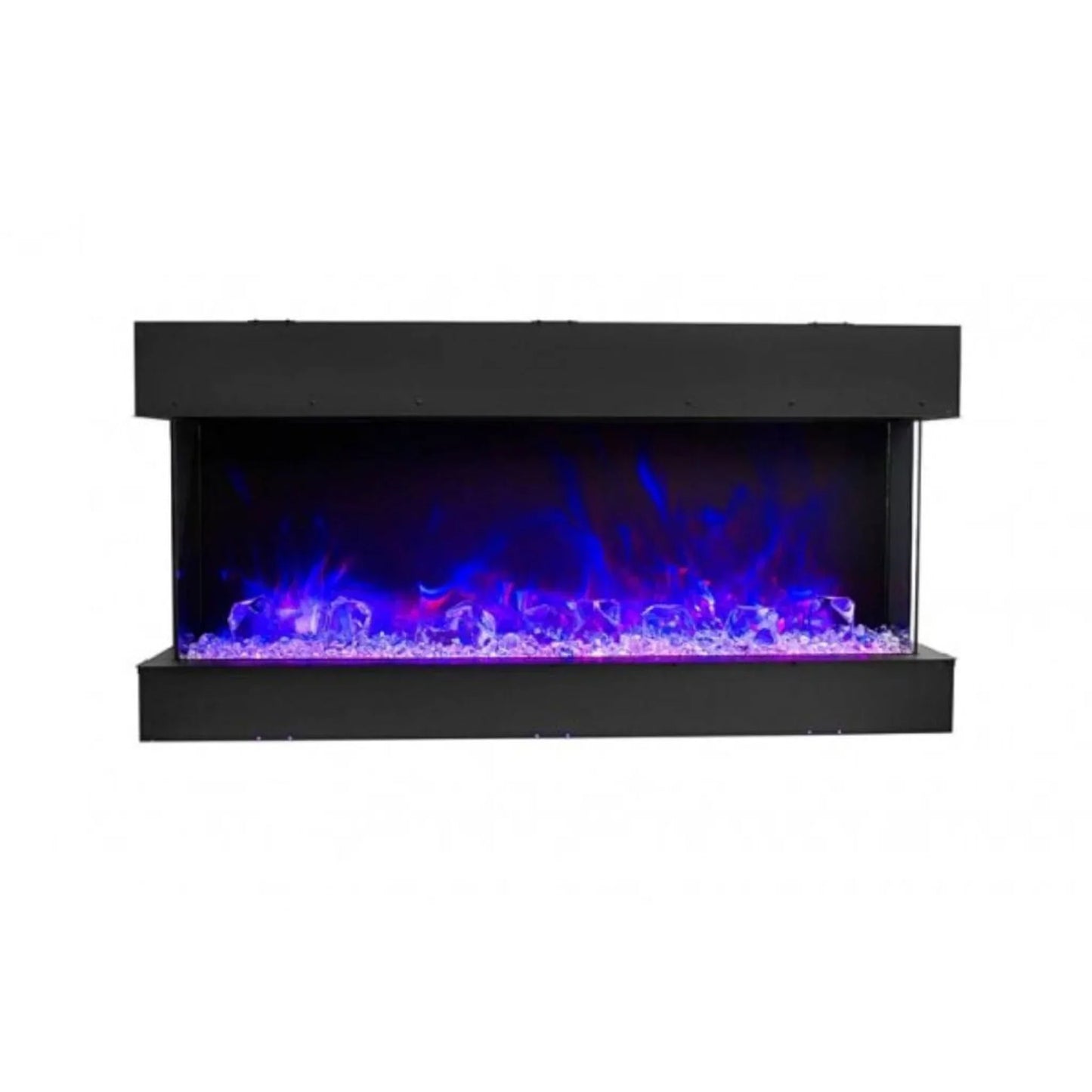 Amantii Trv View Slim 30" Indoor Outdoor 3 Sided Electric Fireplace | 30-TRV-SLIM