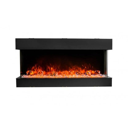 Amantii Trv View Slim 30" Indoor Outdoor 3 Sided Electric Fireplace | 30-TRV-SLIM