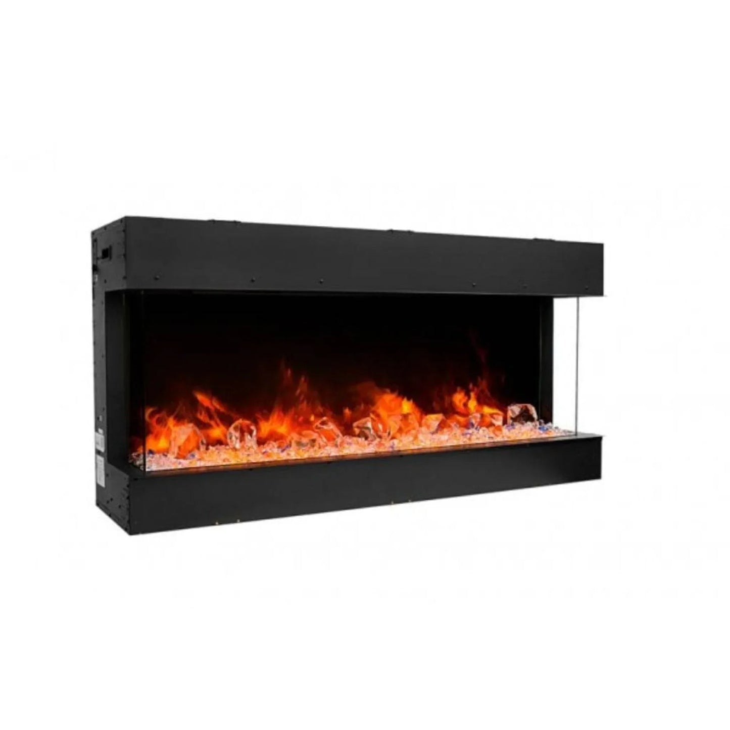 Amantii Trv View Slim 40" Indoor Outdoor 3 Sided Electric Fireplace | 40-TRV-SLIM