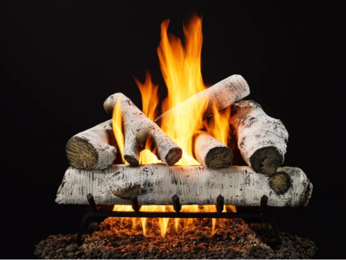 Majestic Woodland Birch 24" 8-Piece Vented Gas Log Set